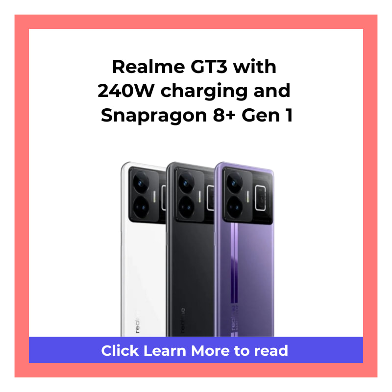Realme GT3 with 240W fast-charging and Nothing Phone (1) like RGB