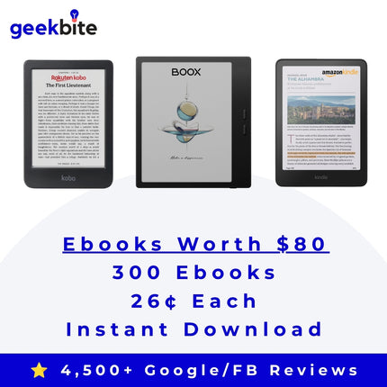 300 Ebooks Collection  — Digital Download for Kindle, Kobo & Boox
