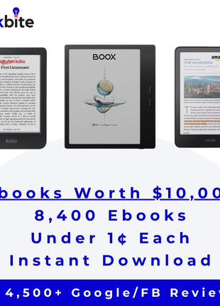 8,400 Ebooks Collection (8,000 Leisure & 400 Education) — Digital Download for Kindle, Kobo & Boox