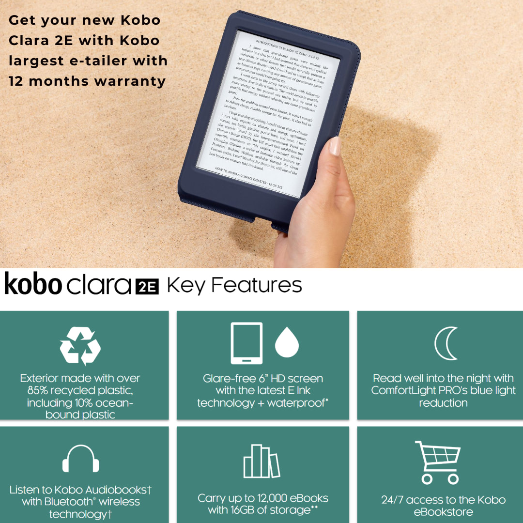 KOBO Clara 2E 6 E-Reader – POPULAR Online Singapore
